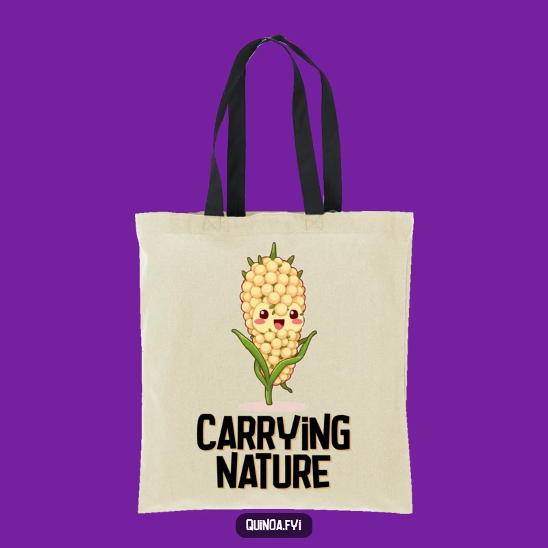 Funny Quinoa Stalk Tote Bag - Carry Your Calmness with This Funny Gift