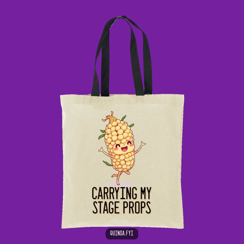 Funny Quinoa Stalk Twirl Tote Bag - Carry Your Energy Everywhere!