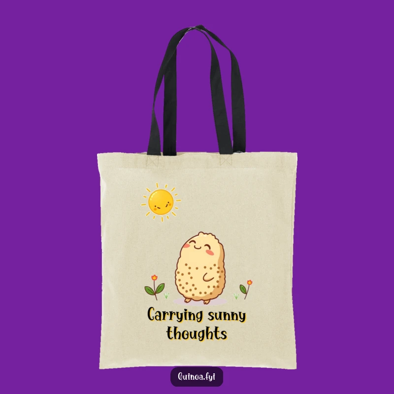 Funny Quinoa Sun Tote Bag - Carry Your Sunshine!